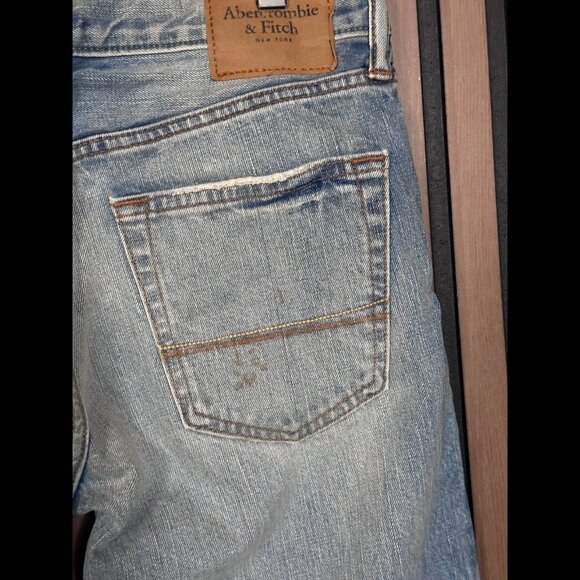 Abercrombie & Fitch Jeans 30 x 30 Mens Bootcut Button Fly Denim A&F Boot - Picture 8 of 11